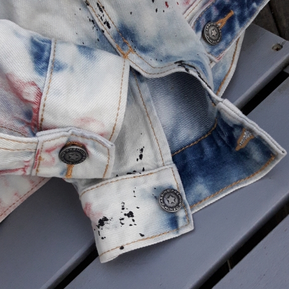 DARRING USA MEN'S Jean Jacket Paint Medium - Picture 7 of 8